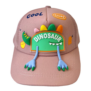 Gorra dino patitas pink