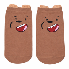 Cargar imagen en el visor de la galería, Medias de osos cafe
